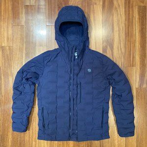 Mountain Hardwear Stretchdown Hoody Jacket Navy Men's Medium Great Condition